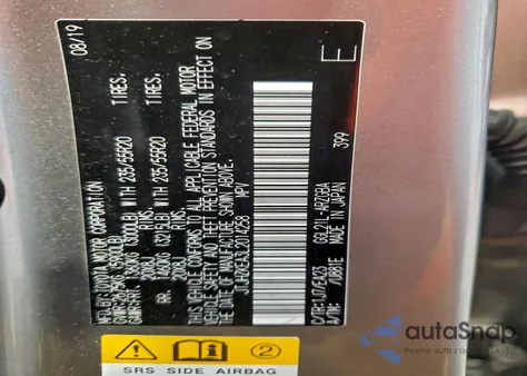 2020 Lexus Rx 350 L z USA, uszkodzony, nr VIN JTJHZKEA3L2014258